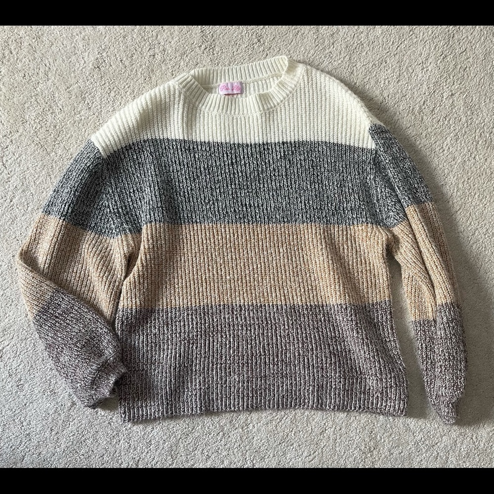 Pink lily boutique oversized sweater